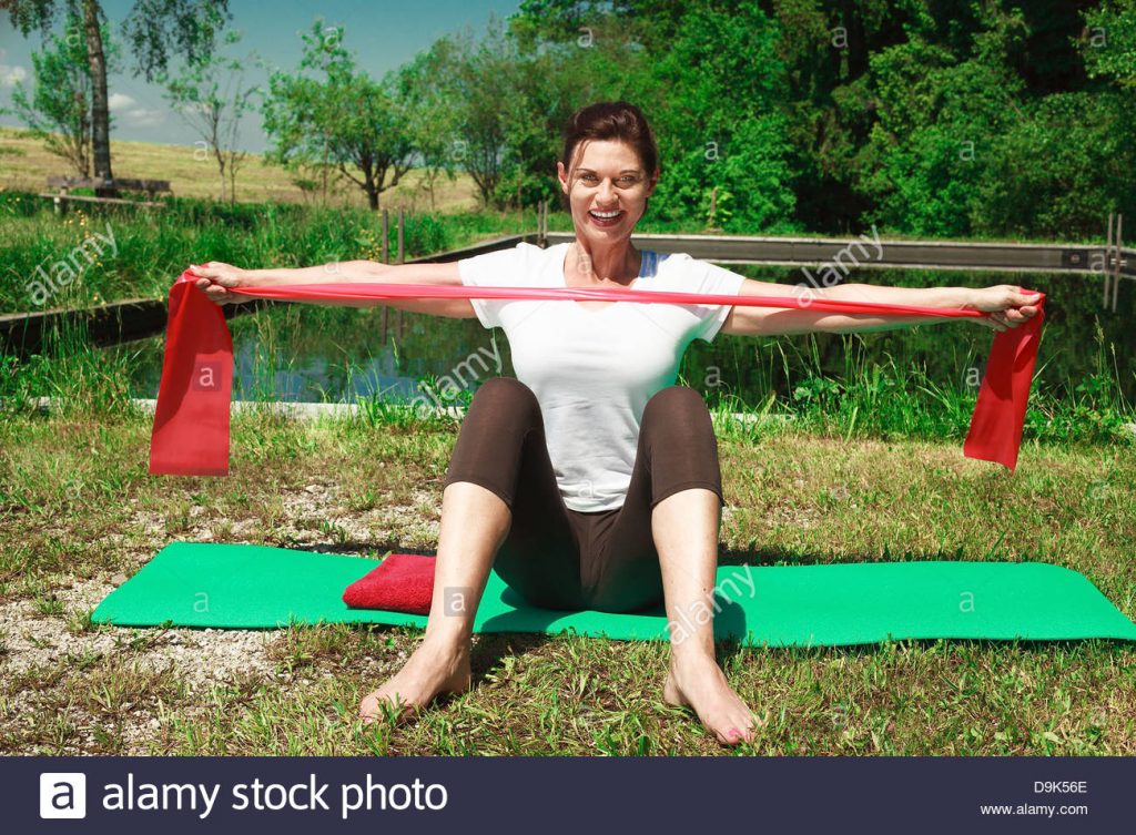 Cobra backbend pose on a yoga mat